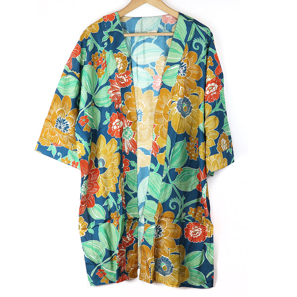 Golden Bloom Kimono