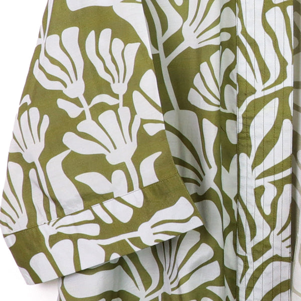 Green Botanical Kimono