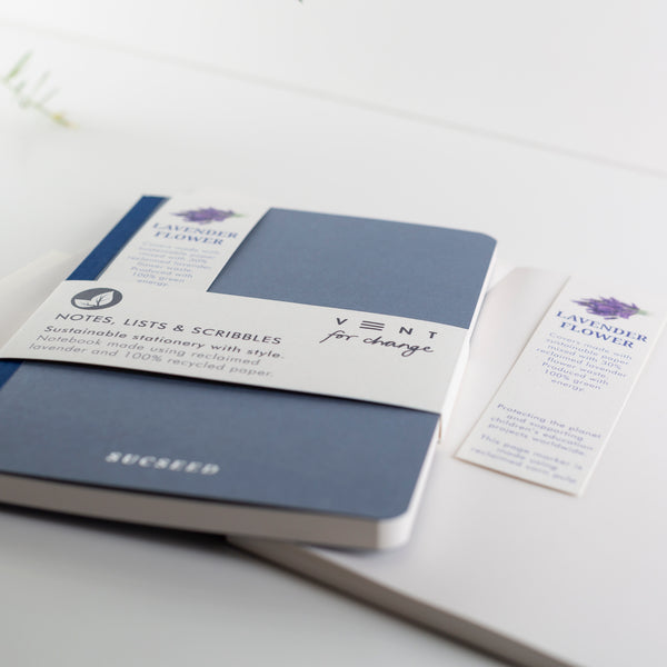 Recycled A5 Notebook – Lavender