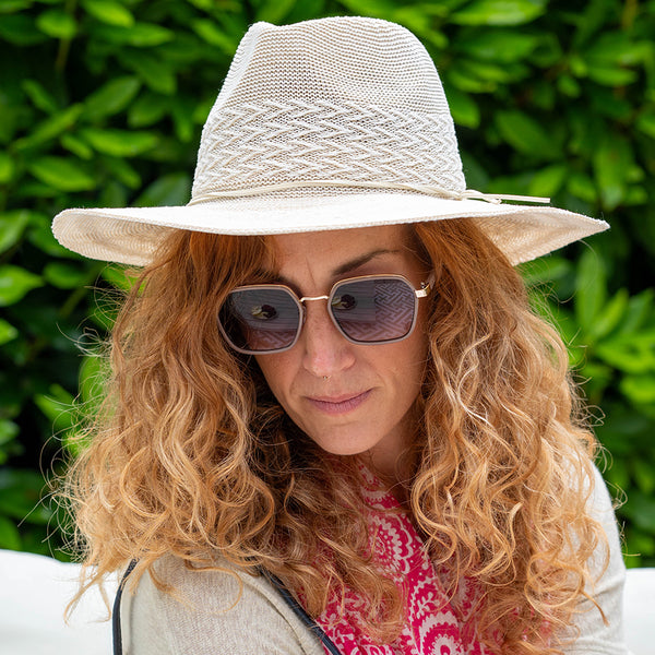 Cream Packable Fedora
