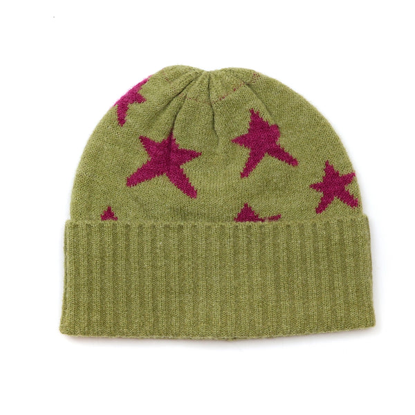 Starry Skies Hat (Pink and Green)