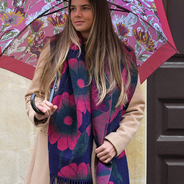 Dusky Floral Wrap