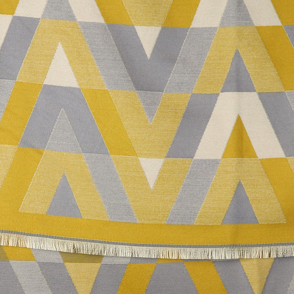 Ochre Chevron Cosy Wrap