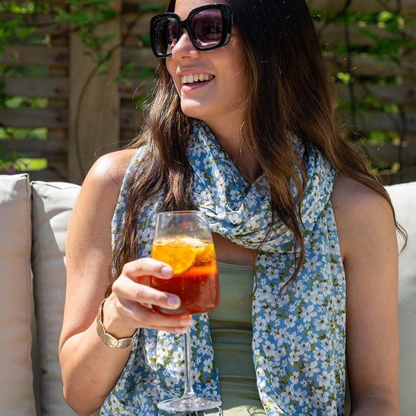 Daisy Breeze Lightweight Scarf