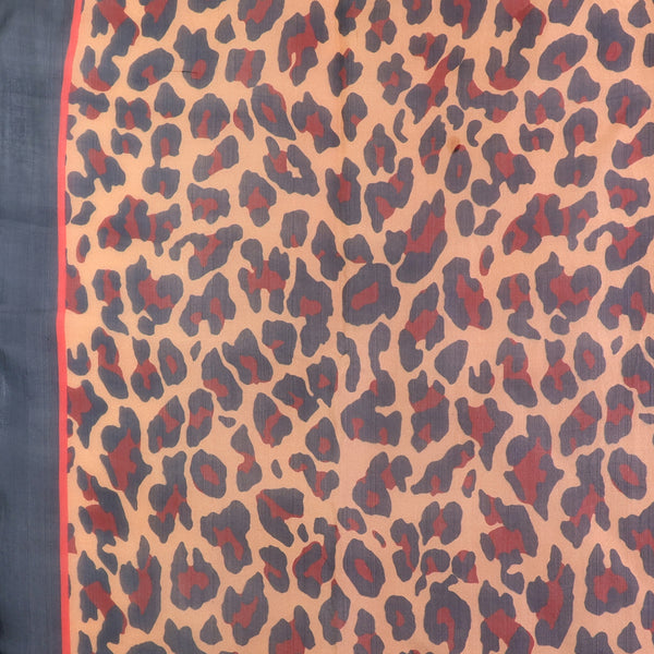 Pure Silk Animal Print Scarf