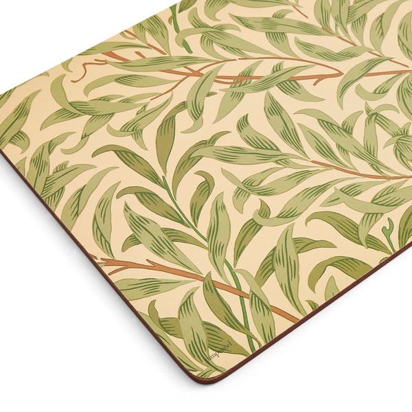 Morris & Co. Willow Bough Green Placemats, Set of 6