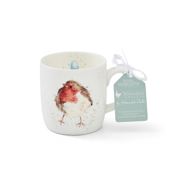 Fine Bone China Robin Mug