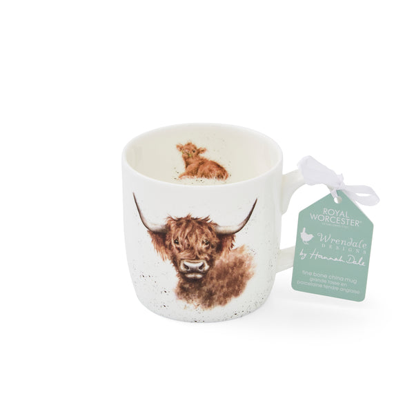 Fine Bone China Highland Cow Mug