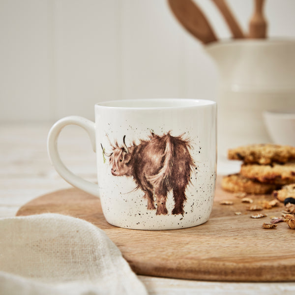 Fine Bone China Highland Cow Mug