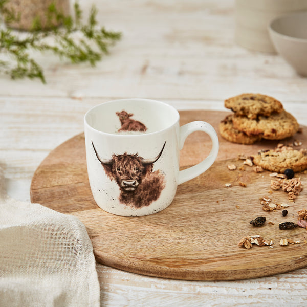 Fine Bone China Highland Cow Mug