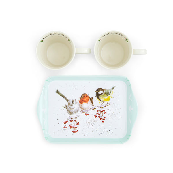 One Snowy Day Mug & Tray Set