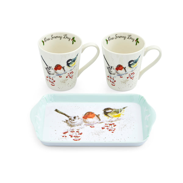 One Snowy Day Mug & Tray Set