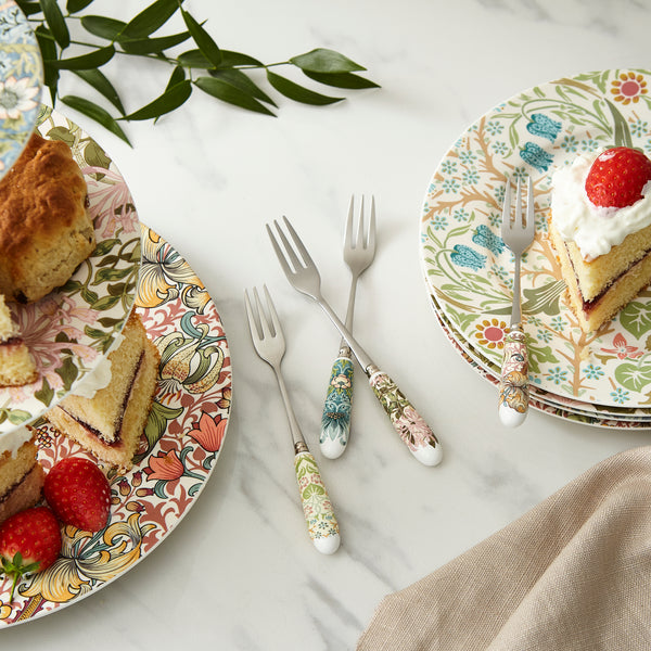 Morris & Co. Pastry Forks, Set of 4