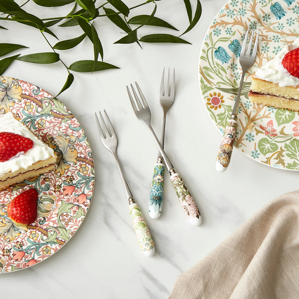 Morris & Co. Pastry Forks, Set of 4