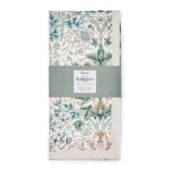 Morris & Co. Strawberry Thief Table Runner
