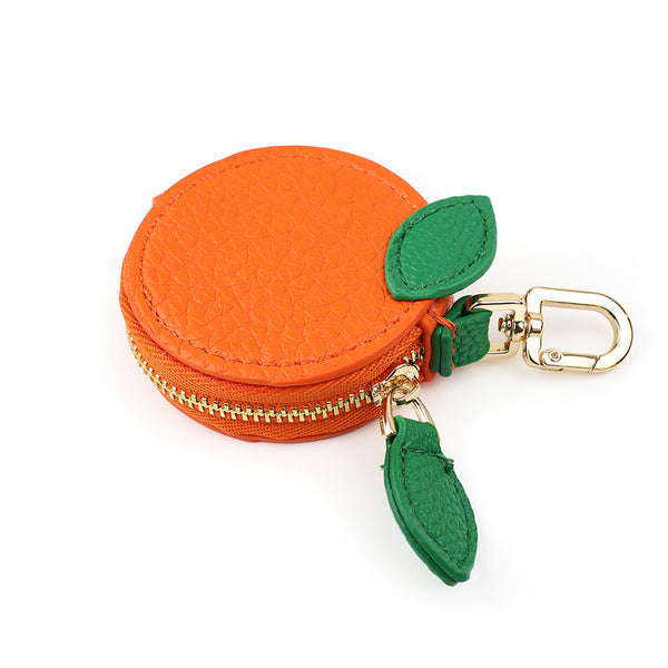 Orange Clip Purse