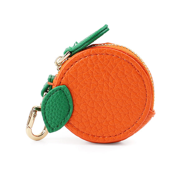 Orange Clip Purse