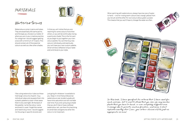 Painting Calm: Connect To Nature Through The Art of Watercolour