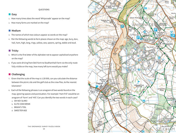 Ordnance Survey Puzzle Book