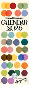 Emm Bridgewater Colour Palette Slim Calendar 2026