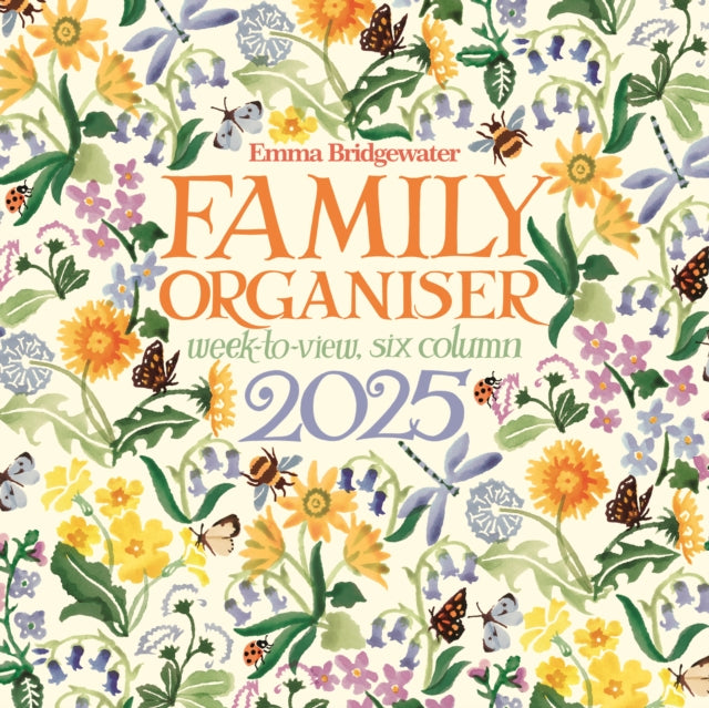 Emma Bridgewater Wildflowers Week-to-View Planner Wall Calendar 2025