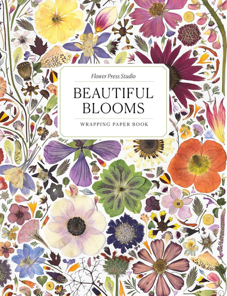 Beautiful Blooms Wrapping Paper Book (Artisan) (PB)