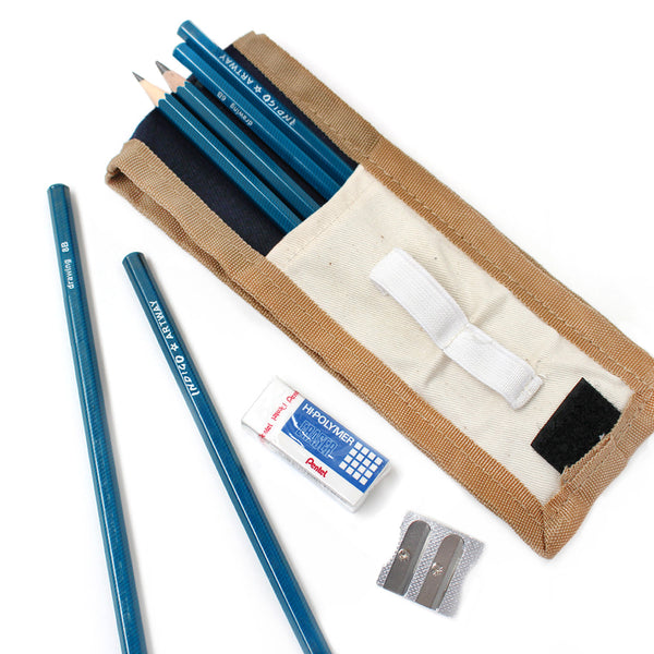 Canvas Pencil Wallet