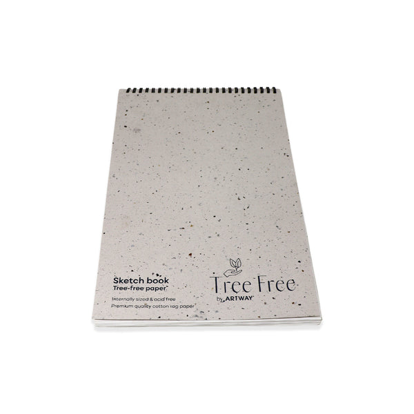 Tree Free A4 White Sketchbook