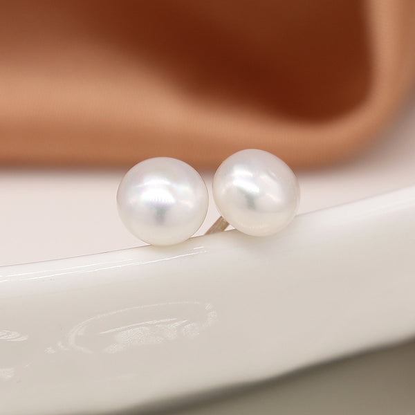 Freshwater Pearl and Sterling Silver Studs