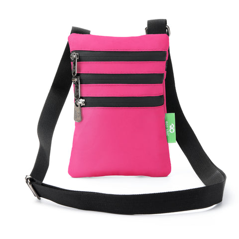 Fuschia Rambler Crossbody Phone Bag