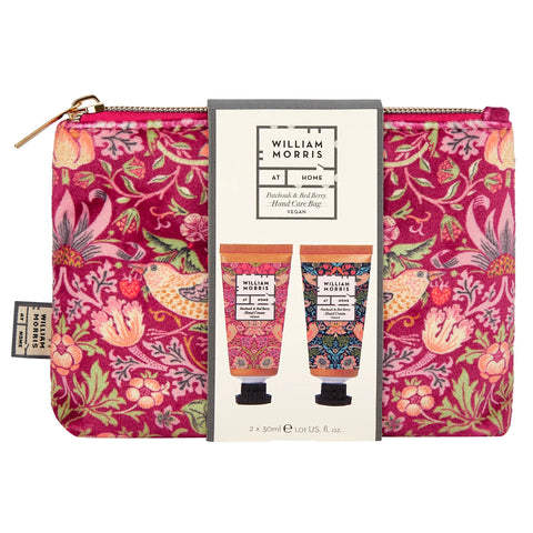 William Morris Hand Care Bag (Hand Cream 2 x 30ml in Small Cosmetic Bag)