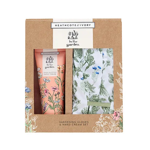 Gardening Gloves & Hand Cream Set - NEW