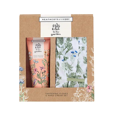 Gardening Gloves & Hand Cream Set