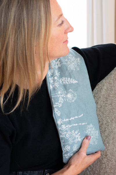 Large Linen Wheat Bag for Natural Pain Relief