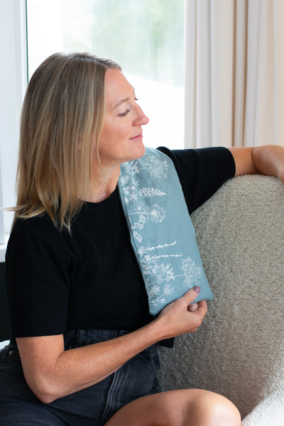 Large Linen Wheat Bag for Natural Pain Relief