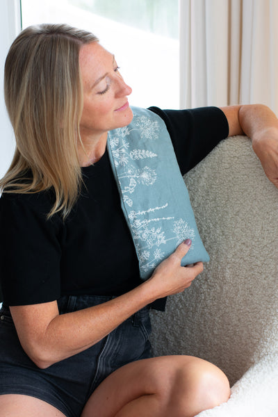 Large Linen Wheat Bag for Natural Pain Relief