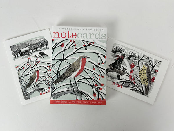 Bringing Back the Tree and Winter Thrush Notecards - NEW