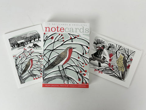 Bringing Back the Tree and Winter Thrush Notecards - NEW