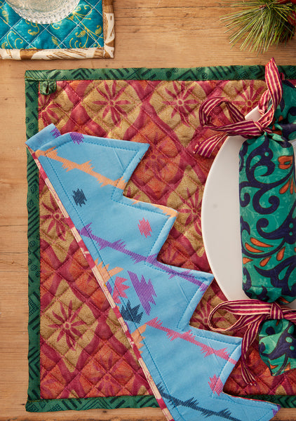 Recycled Sari Party Hat Crown
