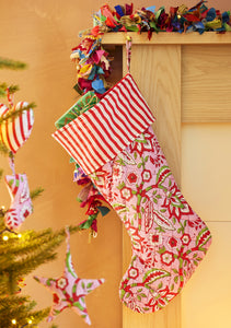 Akya Floral Block Print Stocking