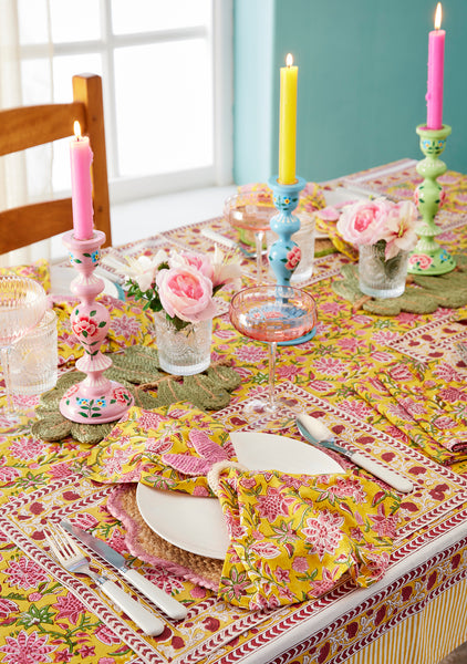 Indian Summer Cotton Tablecloth