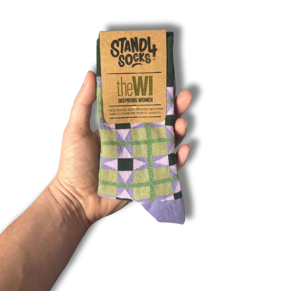 WI Heritage Mosaic Socks