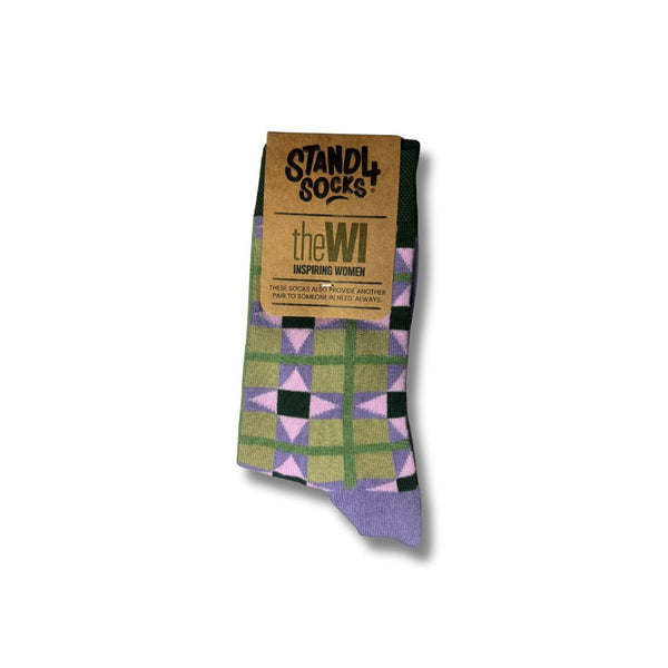 WI Heritage Mosaic Socks