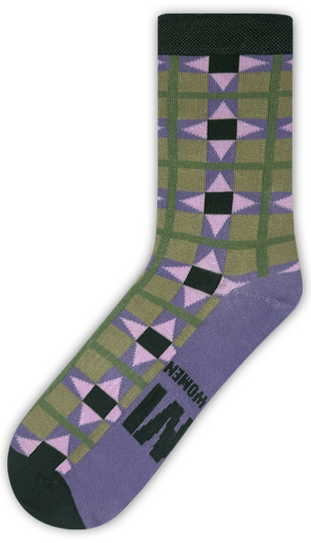 WI Heritage Mosaic Socks
