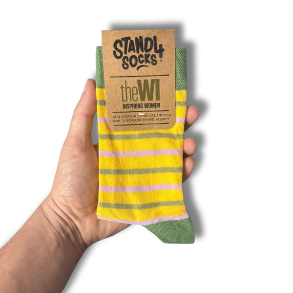 WI Sunshine Stripe Socks