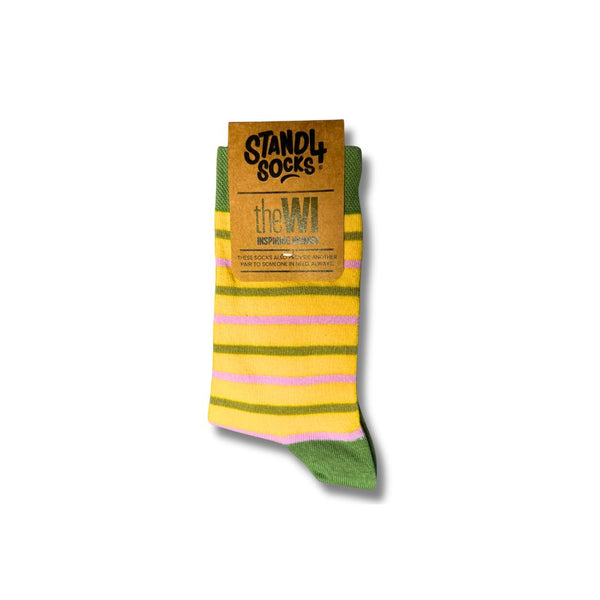 WI Sunshine Stripe Socks