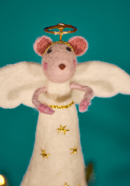 Mouse Angel Tree Topper
