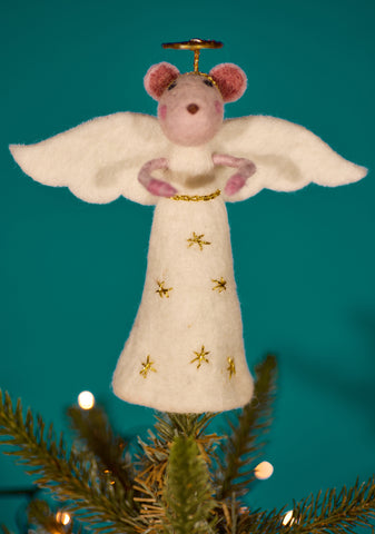 Mouse Angel Tree Topper