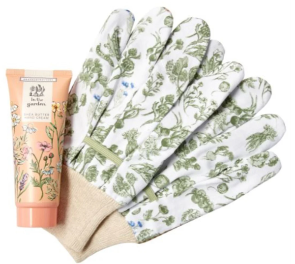 Gardening Gloves & Hand Cream Set - NEW