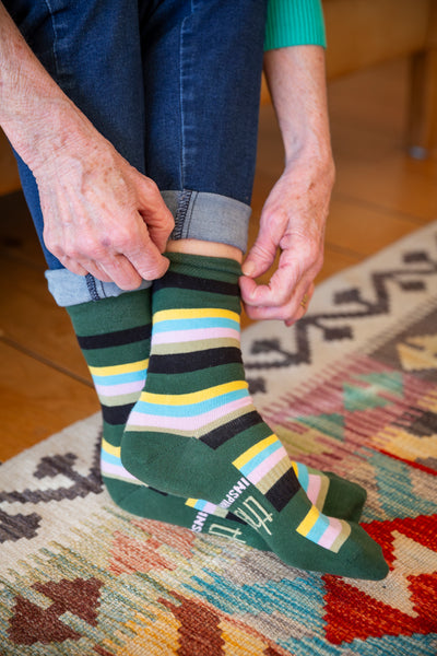 WI Night Stripe Socks